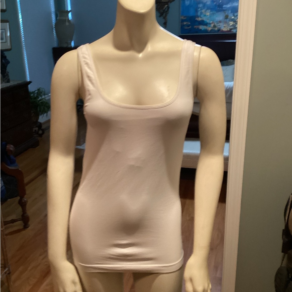White Shear Shapewear Spandex Top